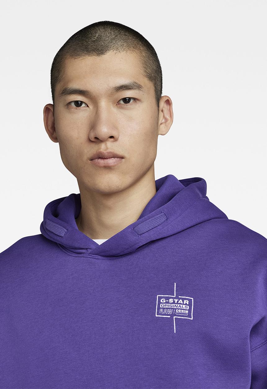 G-STAR - Unisex core loose hdd sw - dark violet