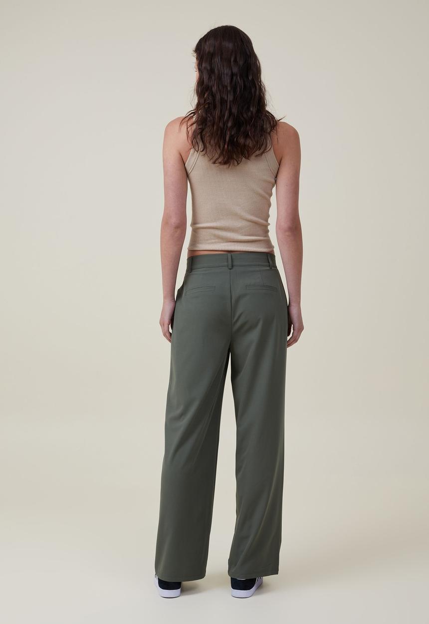 Cotton On - Jamie suiting pant - daintree