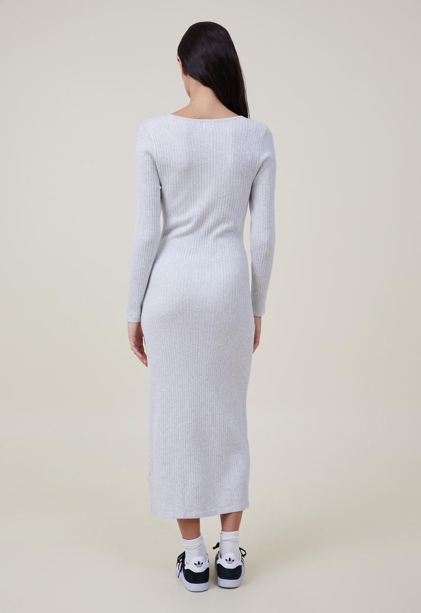 Cotton On - Knit maxi dress - grey marle