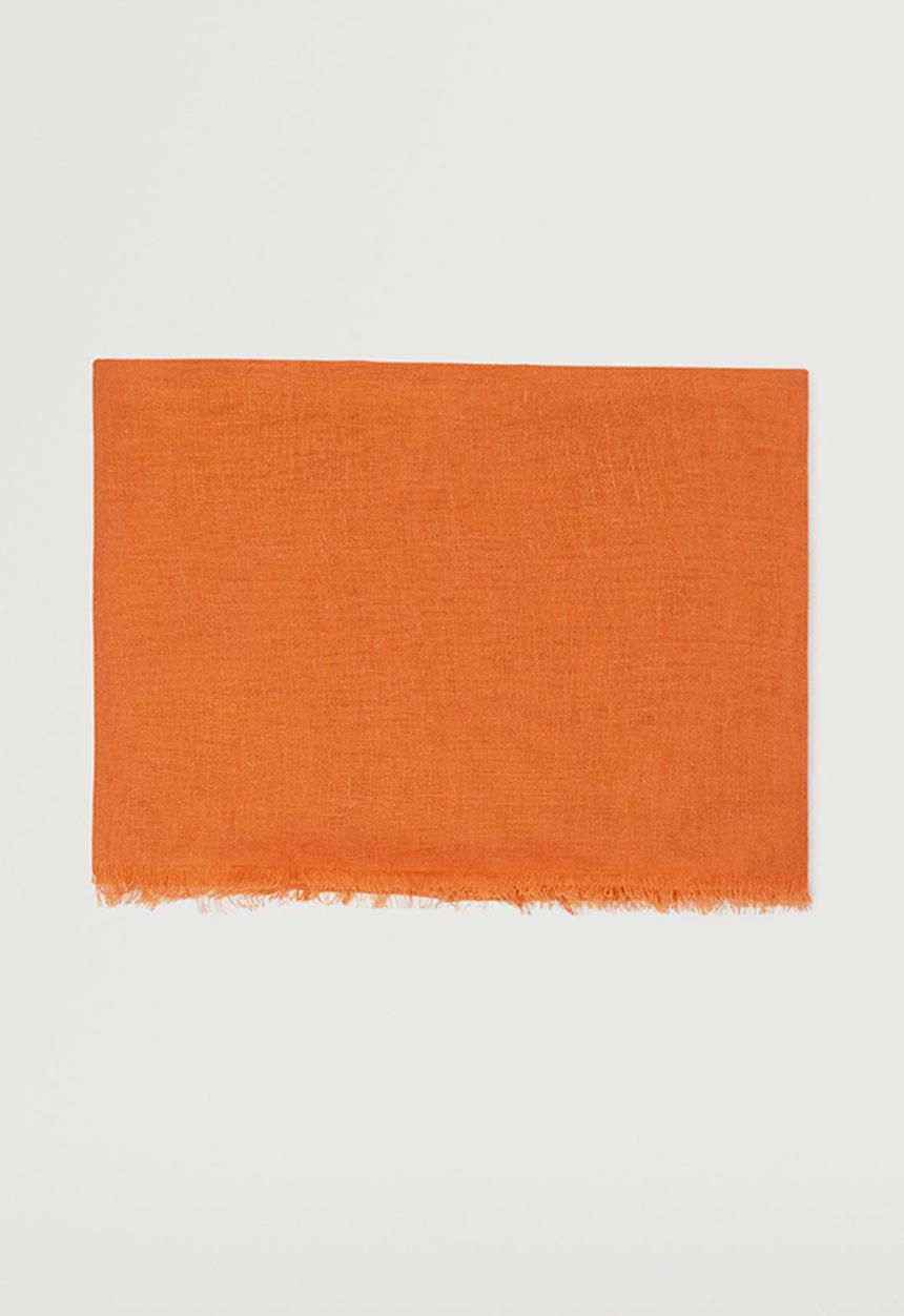 MANGO - Flowy scarf - orange