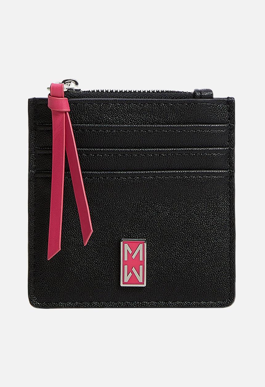 MANGO - Logo card holder - black