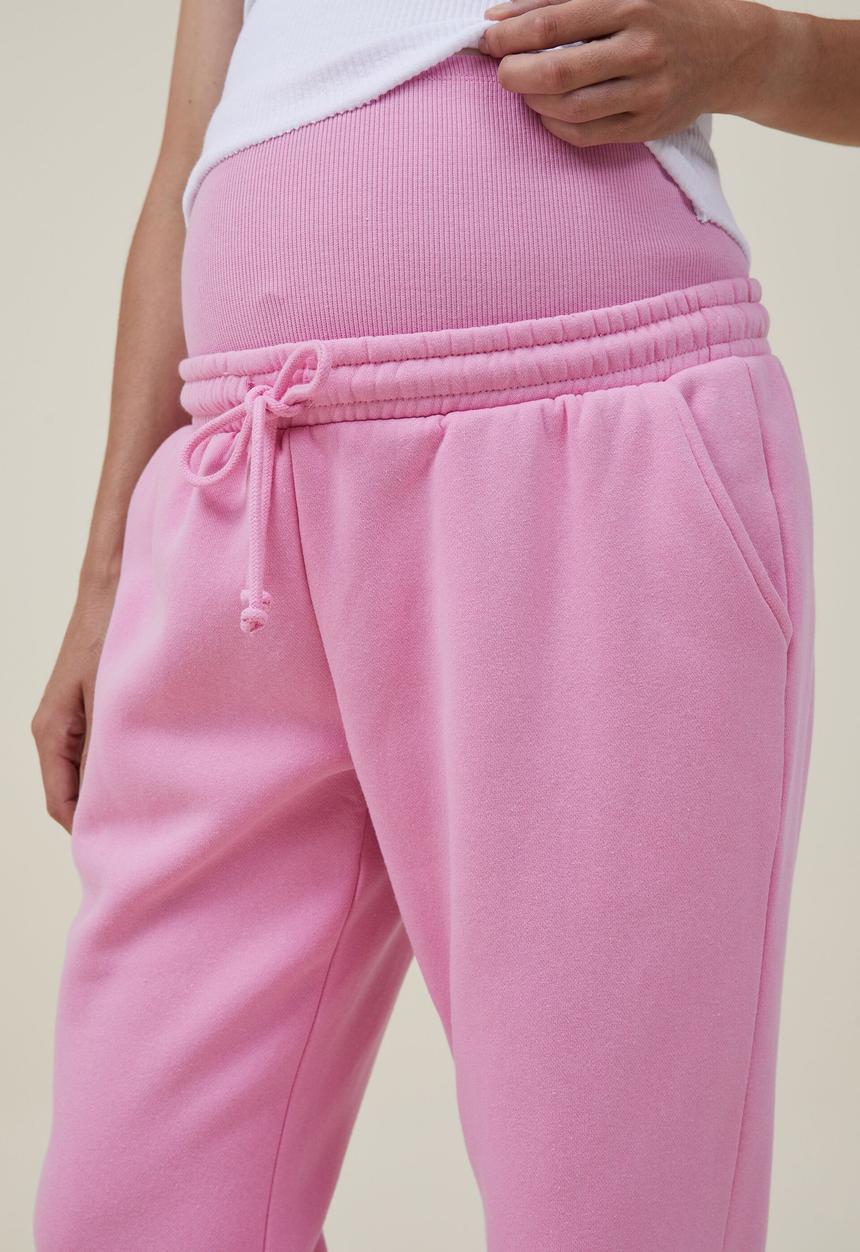 Cotton On - Maternity classic trackpant - candy pink