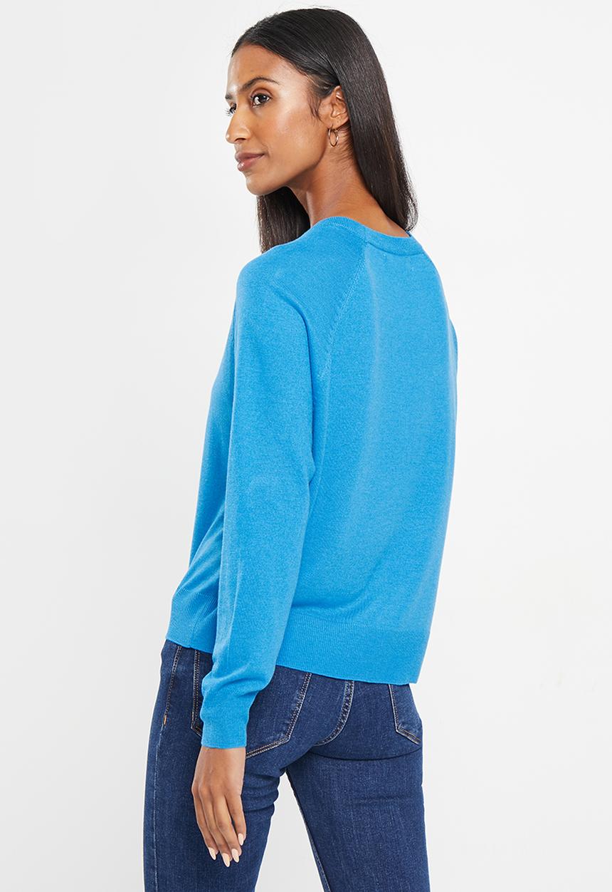 MANGO - Sweater lucca3 - medium blue