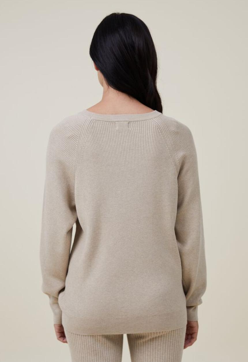 Cotton On - Maternity friendly urban pullover - mid taupe marle