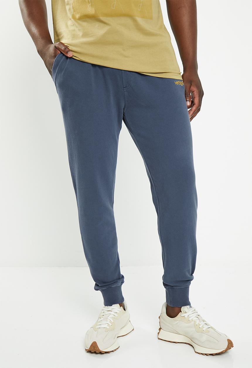 Vertigo - Mens vertigo core fleece jogger - mood indigo