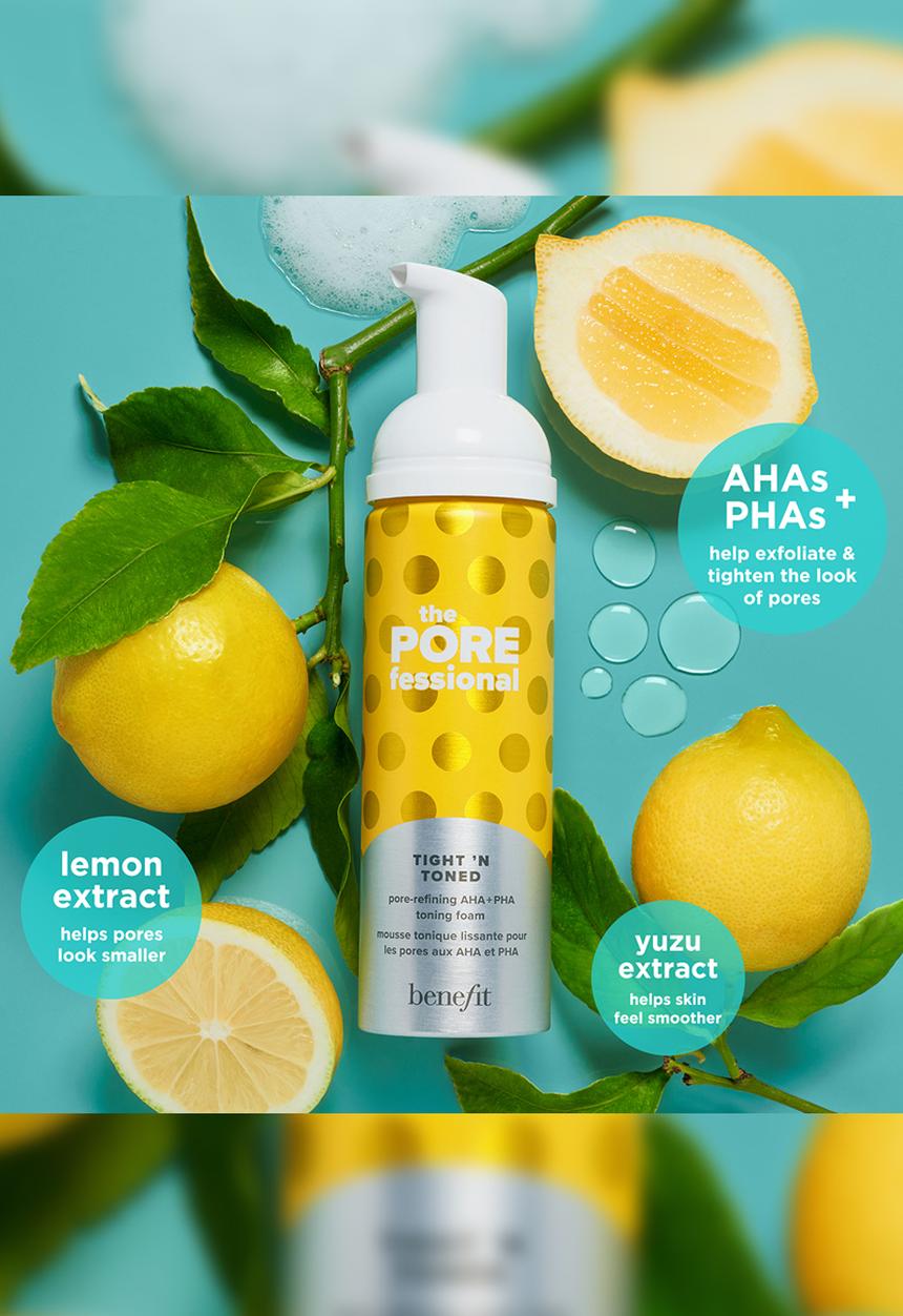 Benefit Cosmetics - The POREfessional Tight 'N Toned AHA + PHA Toning foam Mini