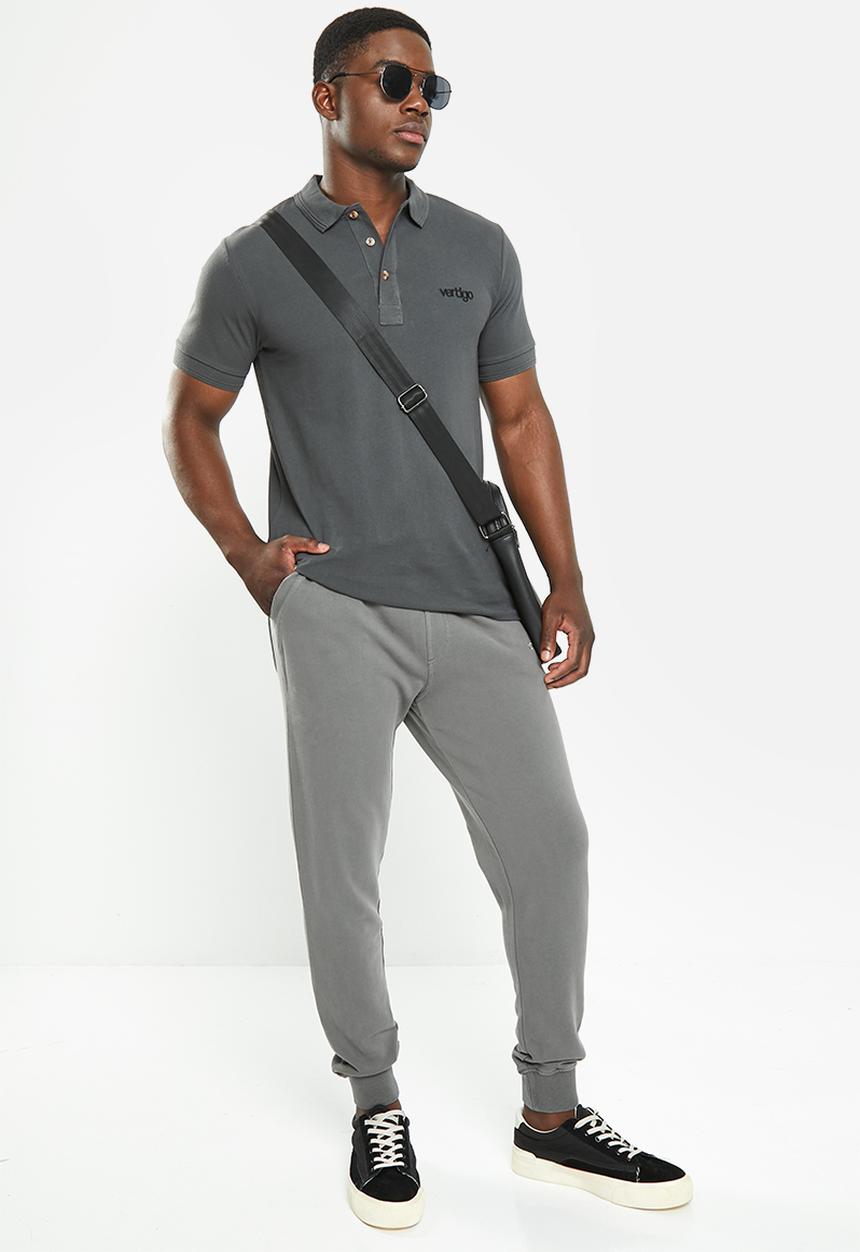 Vertigo - Mens vertigo core fleece jogger - castle rock