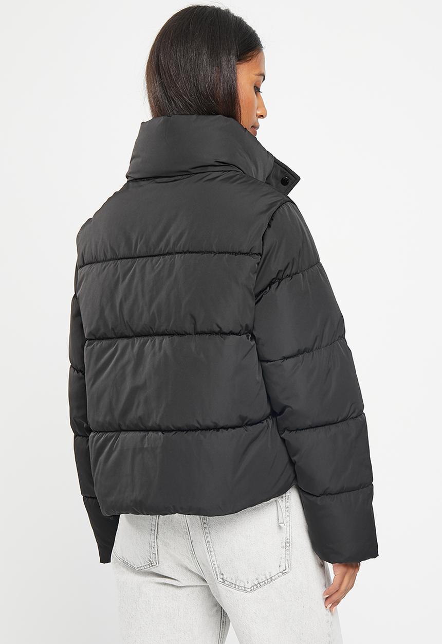 MANGO - Anorak anita - black