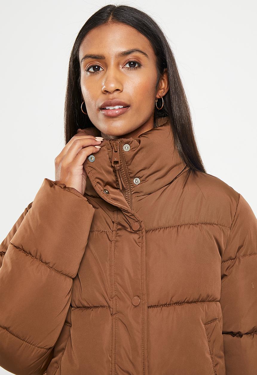 MANGO - Anorak anita - brown