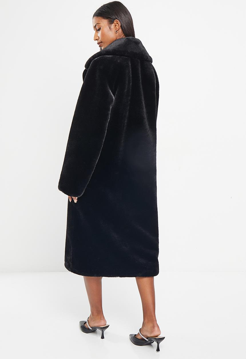 MANGO - Coat chilly - black
