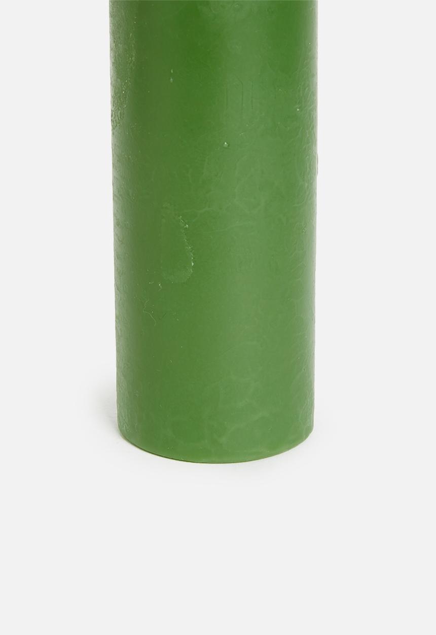 Okra Candle - Stand alone dinner candle - green