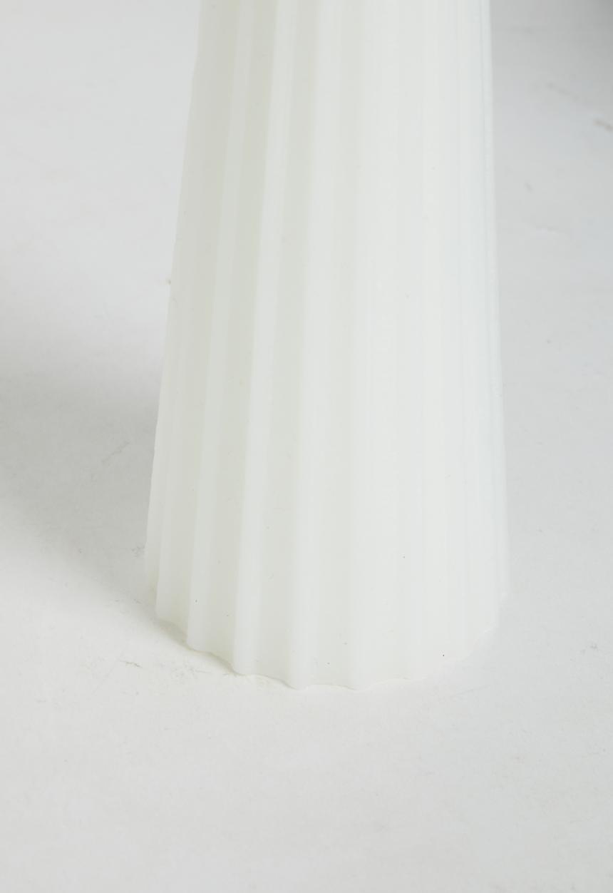 Okra Candle - Gear candle - snow
