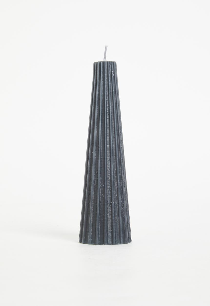 Okra Candle - Gear candle - ebony