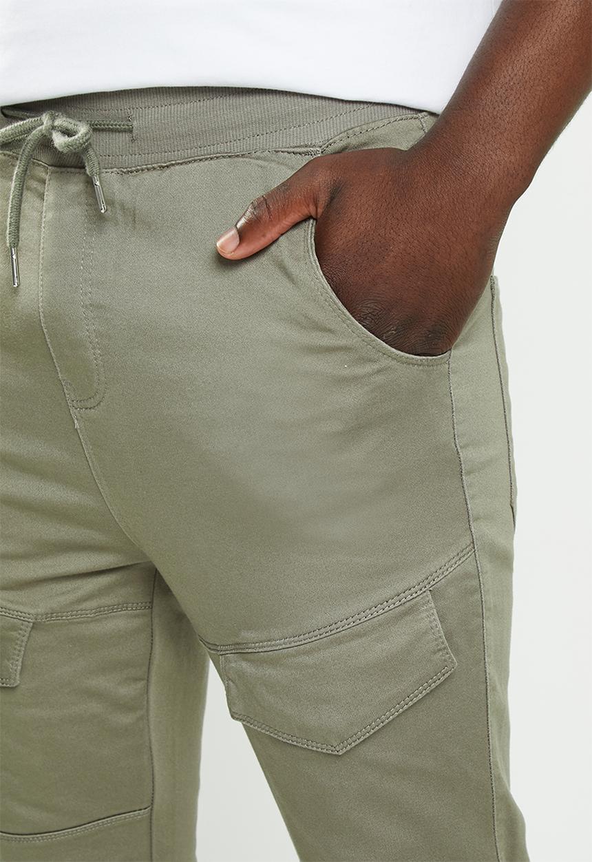 Aca Joe - Mens aca joe twilll jogger - charcoal