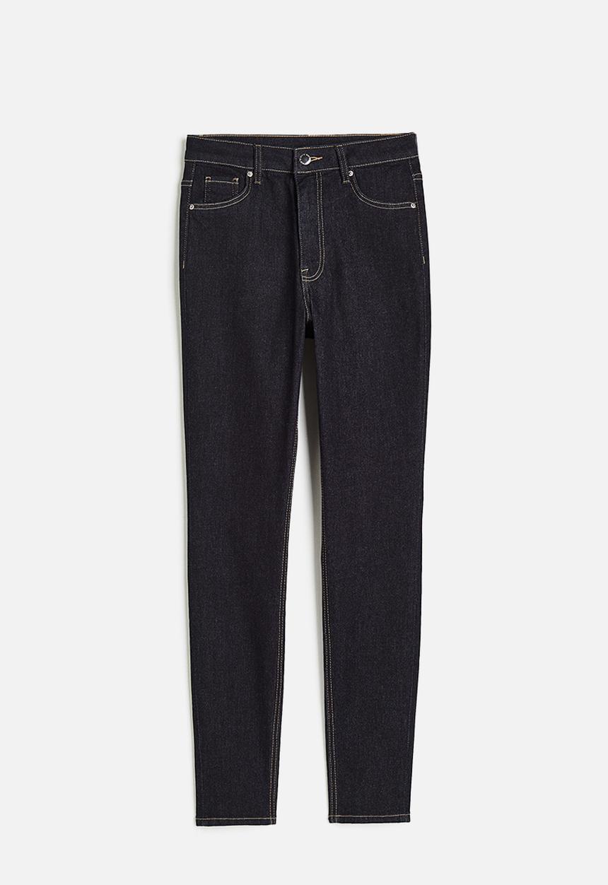 H&M - Curvy ultra high jeggings - dark denim blue