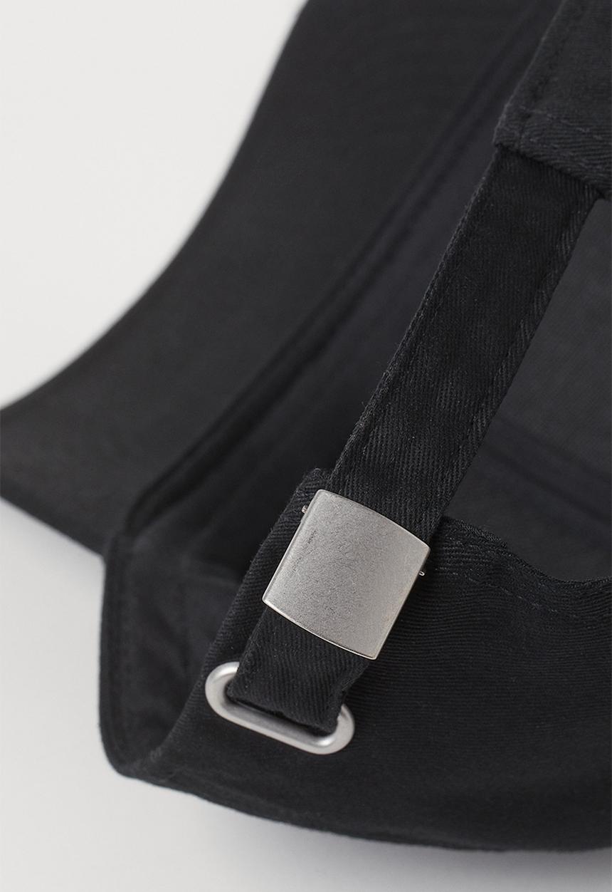 H&M - Cotton twill cap - black