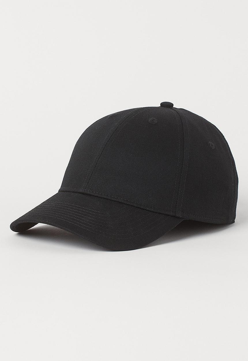H&M - Cotton twill cap - black