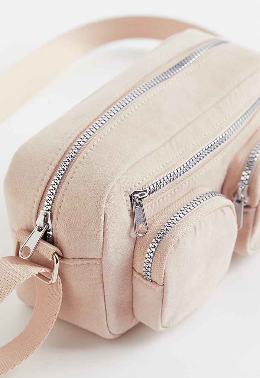 H&M - Small shoulder bag - light beige