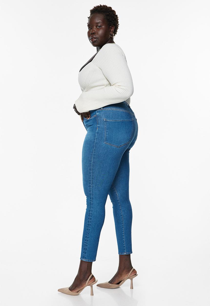 H&M - True to you skinny high jeans - denim blue
