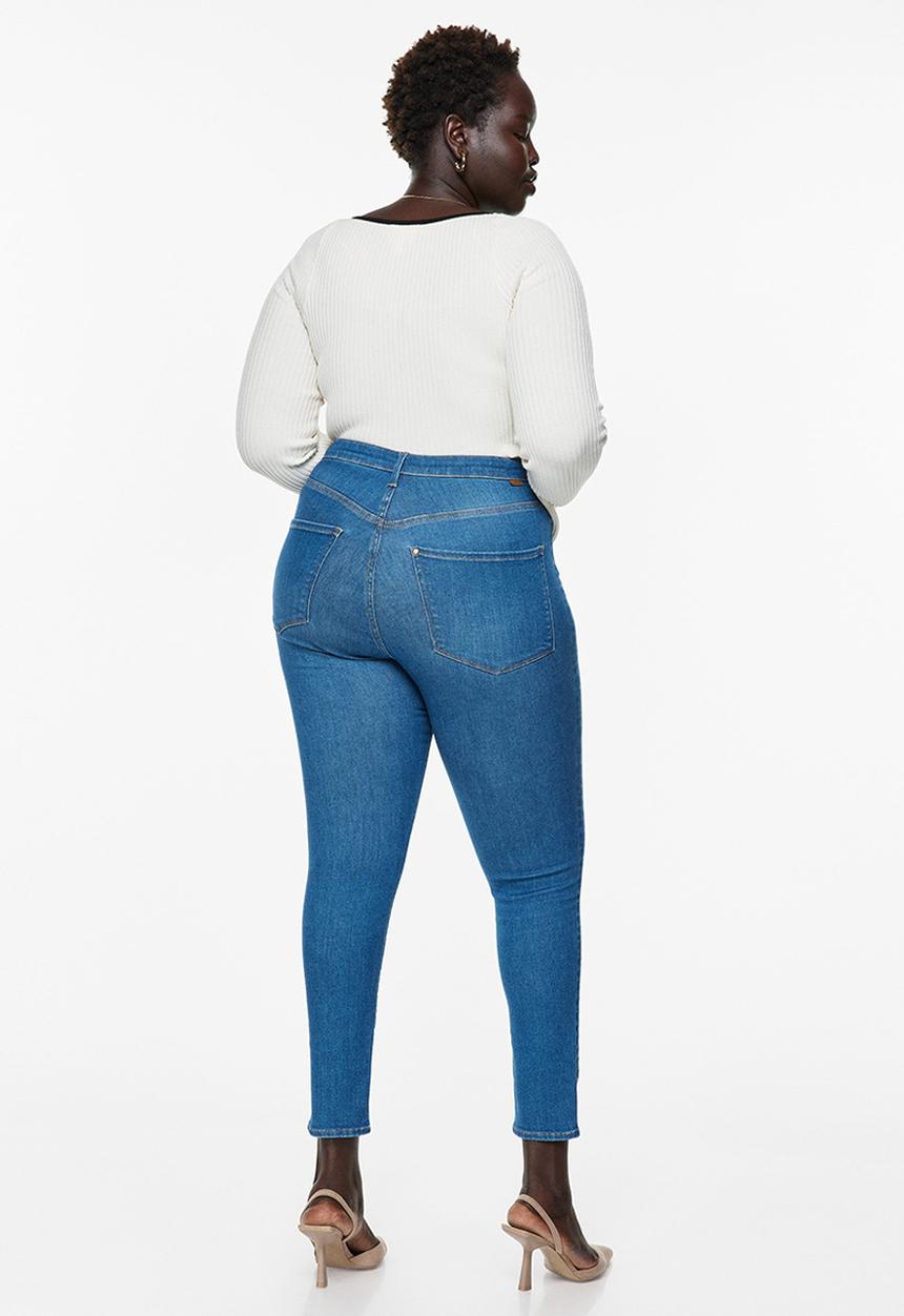 H&M - True to you skinny high jeans - denim blue