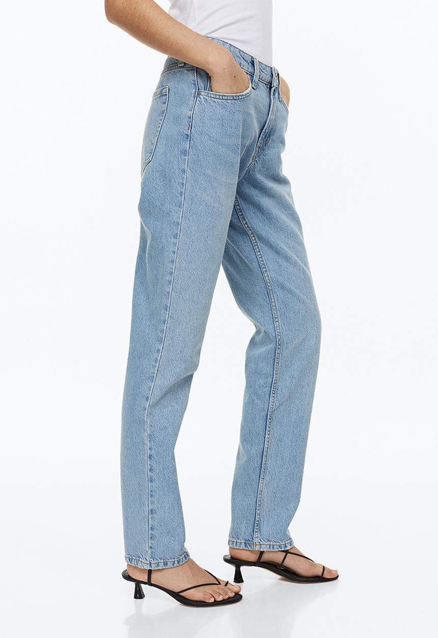 H&M - Straight regular jeans - light denim blue