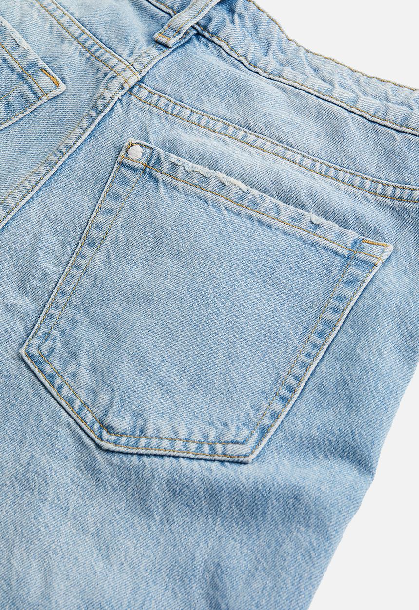 H&M - Straight regular jeans - light denim blue