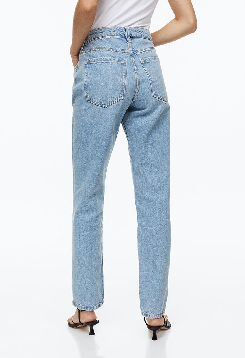 H&M - Straight regular jeans - light denim blue