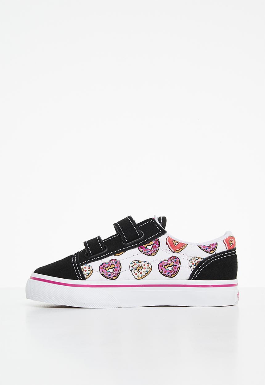 Vans - Jn children classic - black/pink