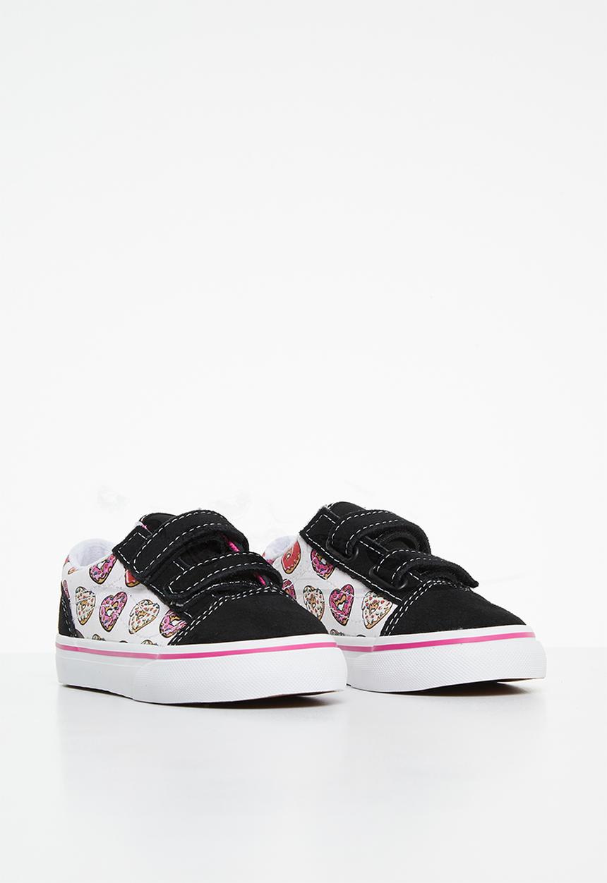 Vans - Jn children classic - black/pink