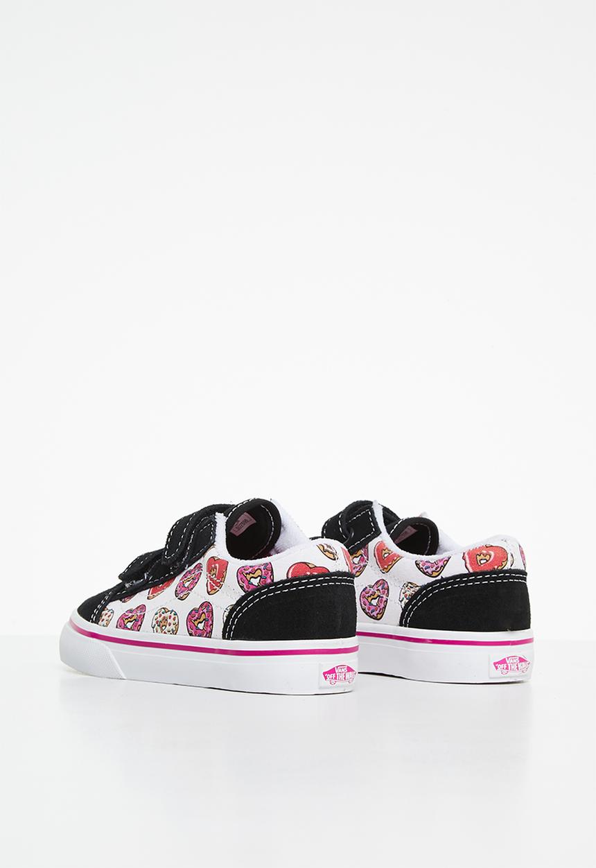 Vans - Jn children classic - black/pink