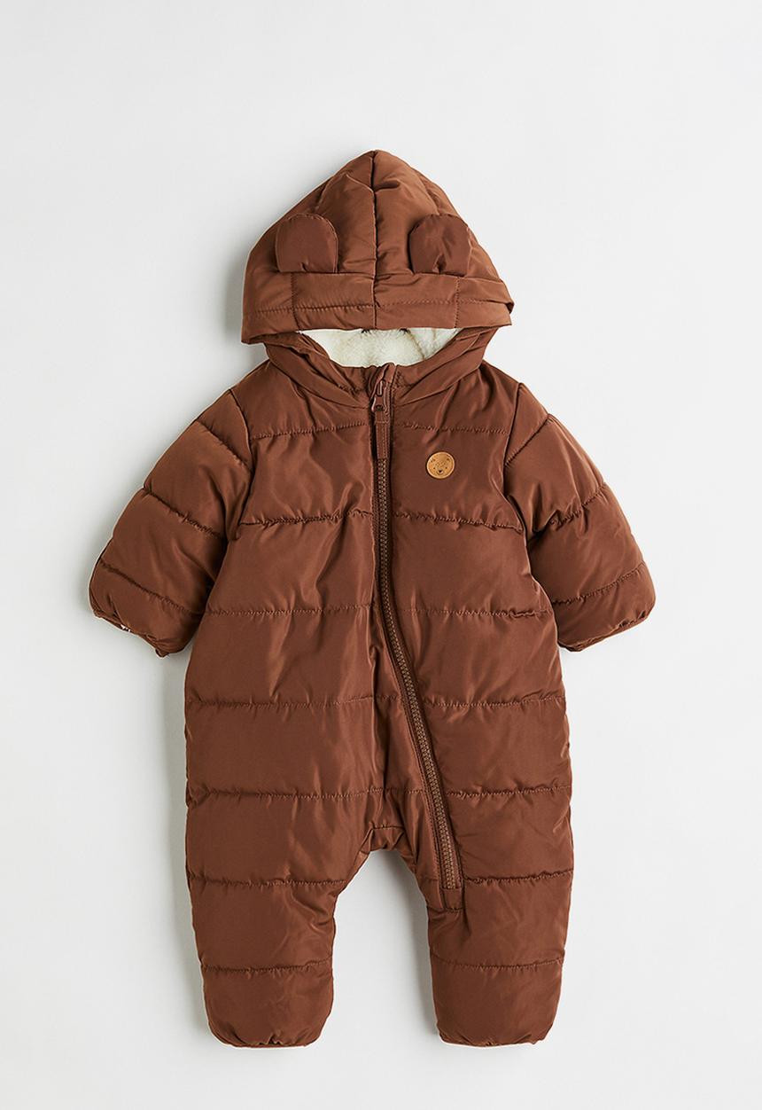 H&M - Padded all-in-one suit - brown