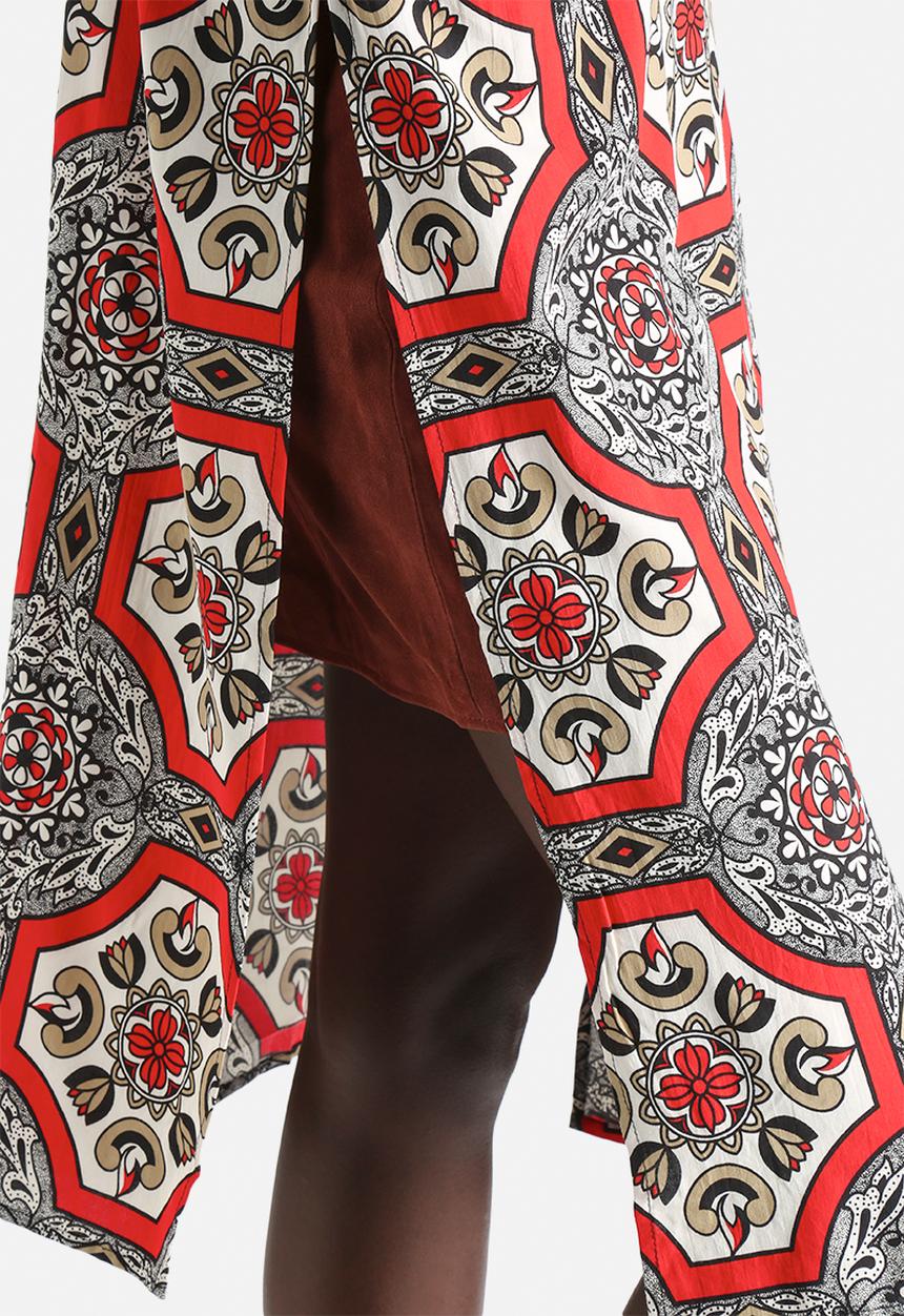 Motel - His Rayon Tile Print Dress