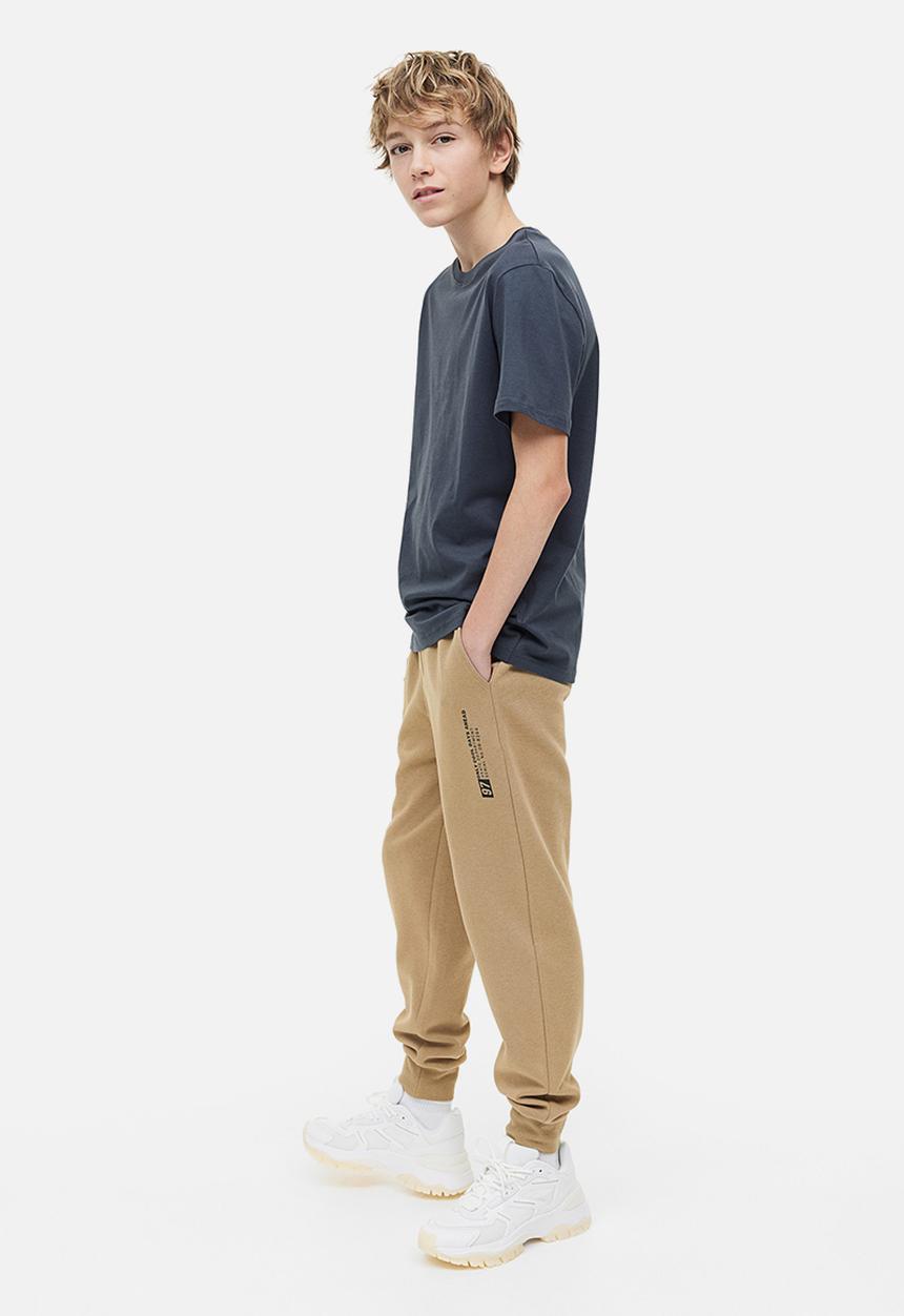 H&M - Printed joggers - beige