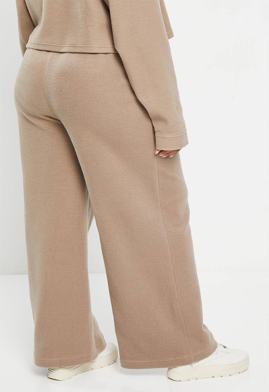 Reebok - Plus cl wde fl pant - taupe