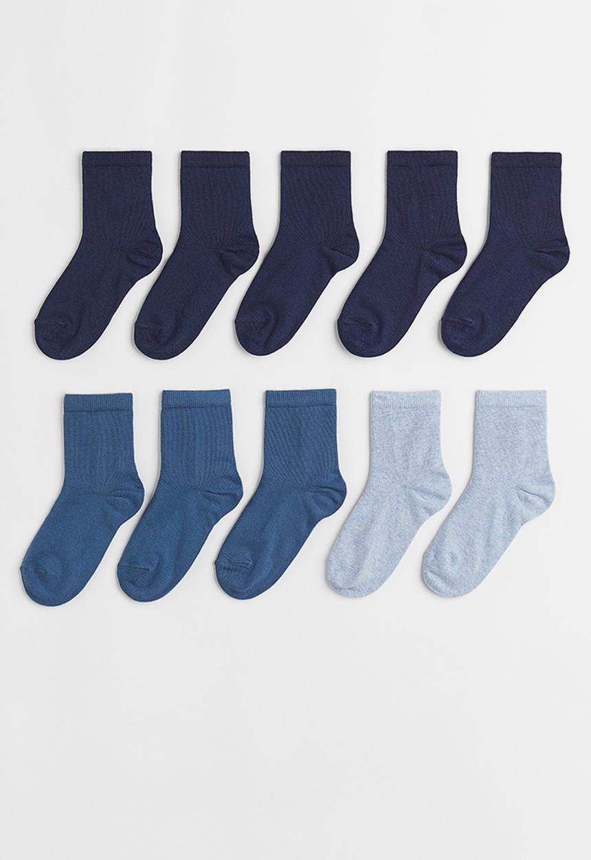 H&M - 10-Pack socks - navy blue/blue