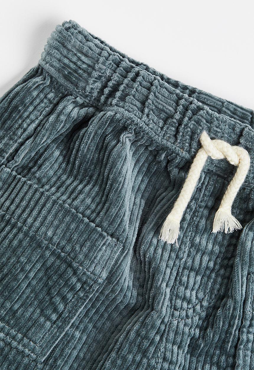 H&M - Cotton corduroy trousers - green