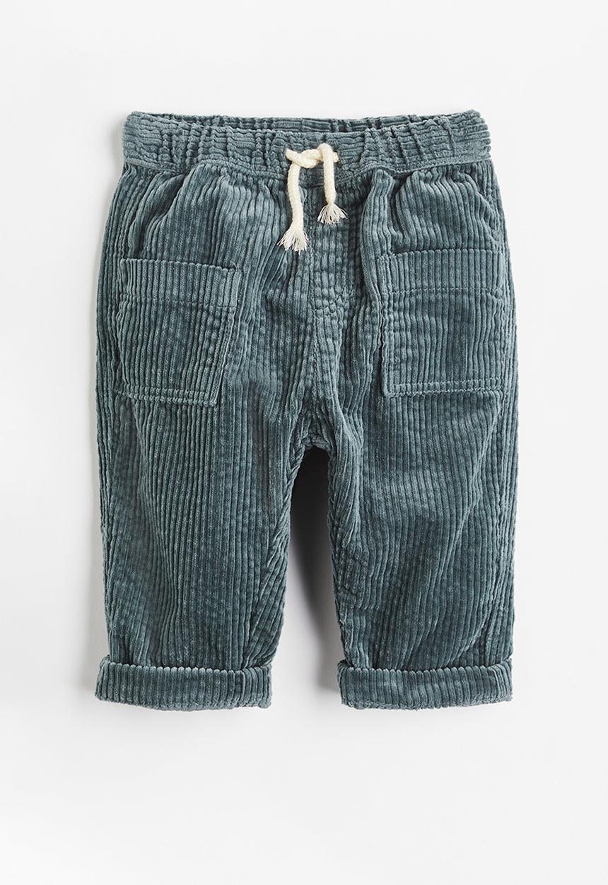 H&M - Cotton corduroy trousers - green