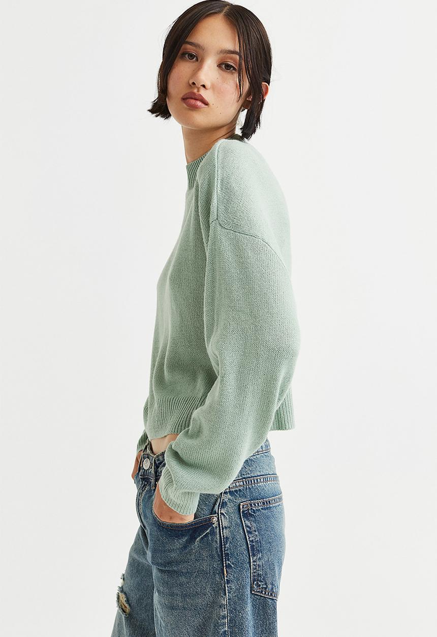 H&M - Jumper - light green
