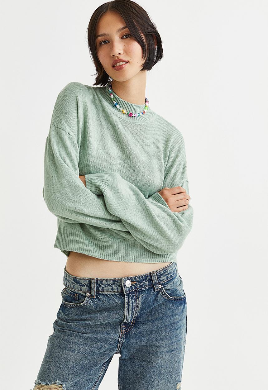H&M - Jumper - light green