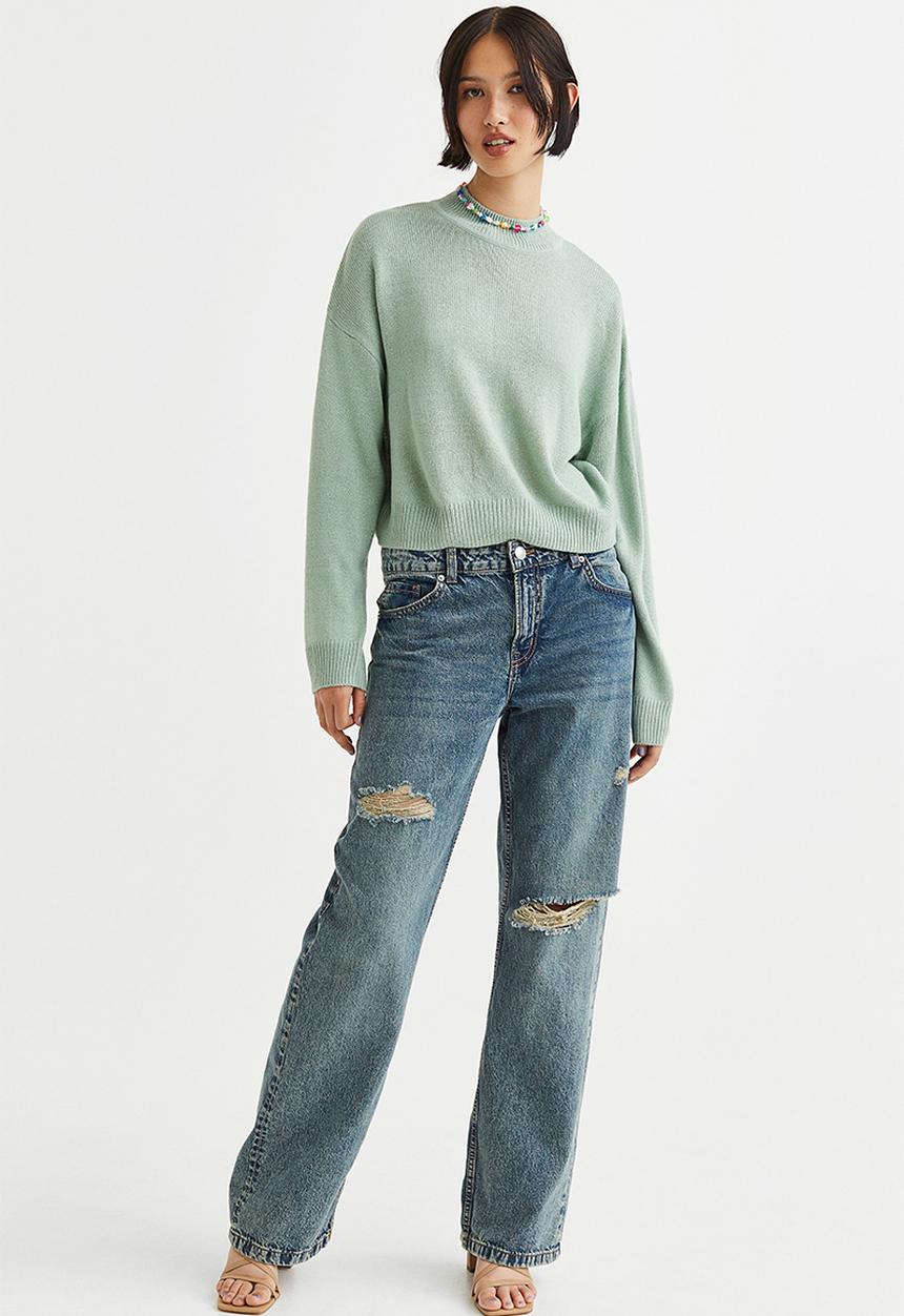 H&M - Jumper - light green