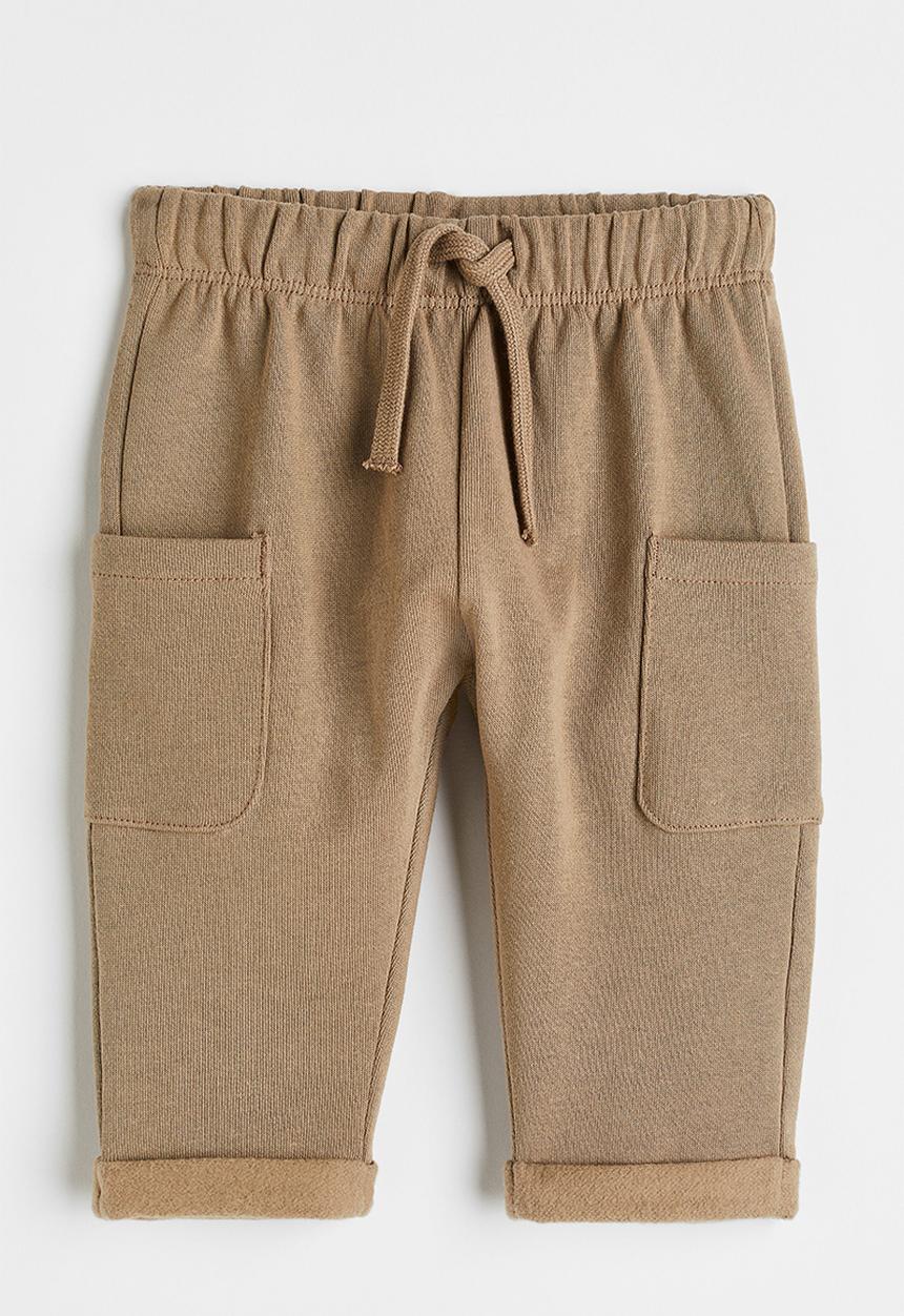 H&M - Cotton joggers - dark beige