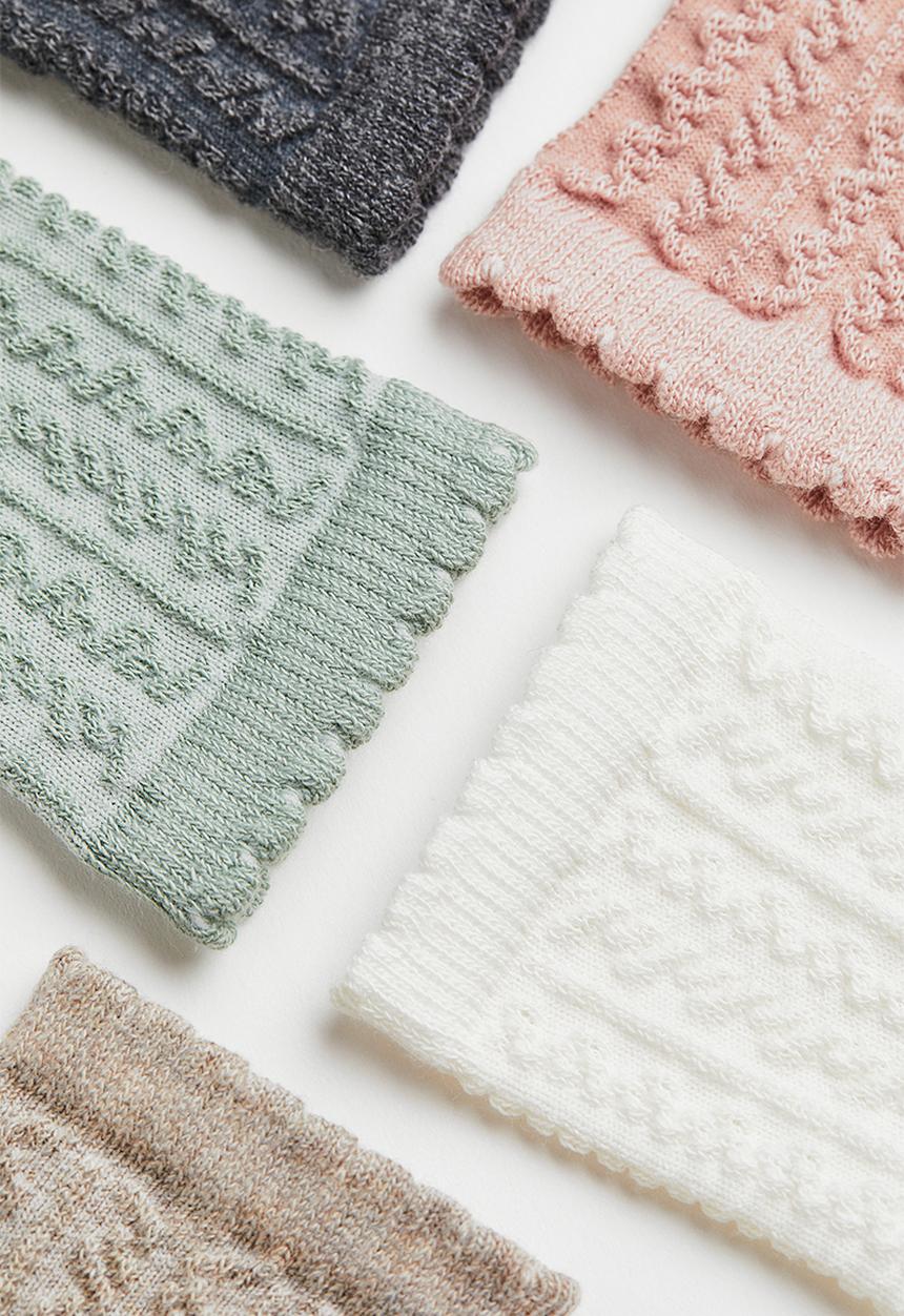 H&M - 5-Pack knitted socks - multi