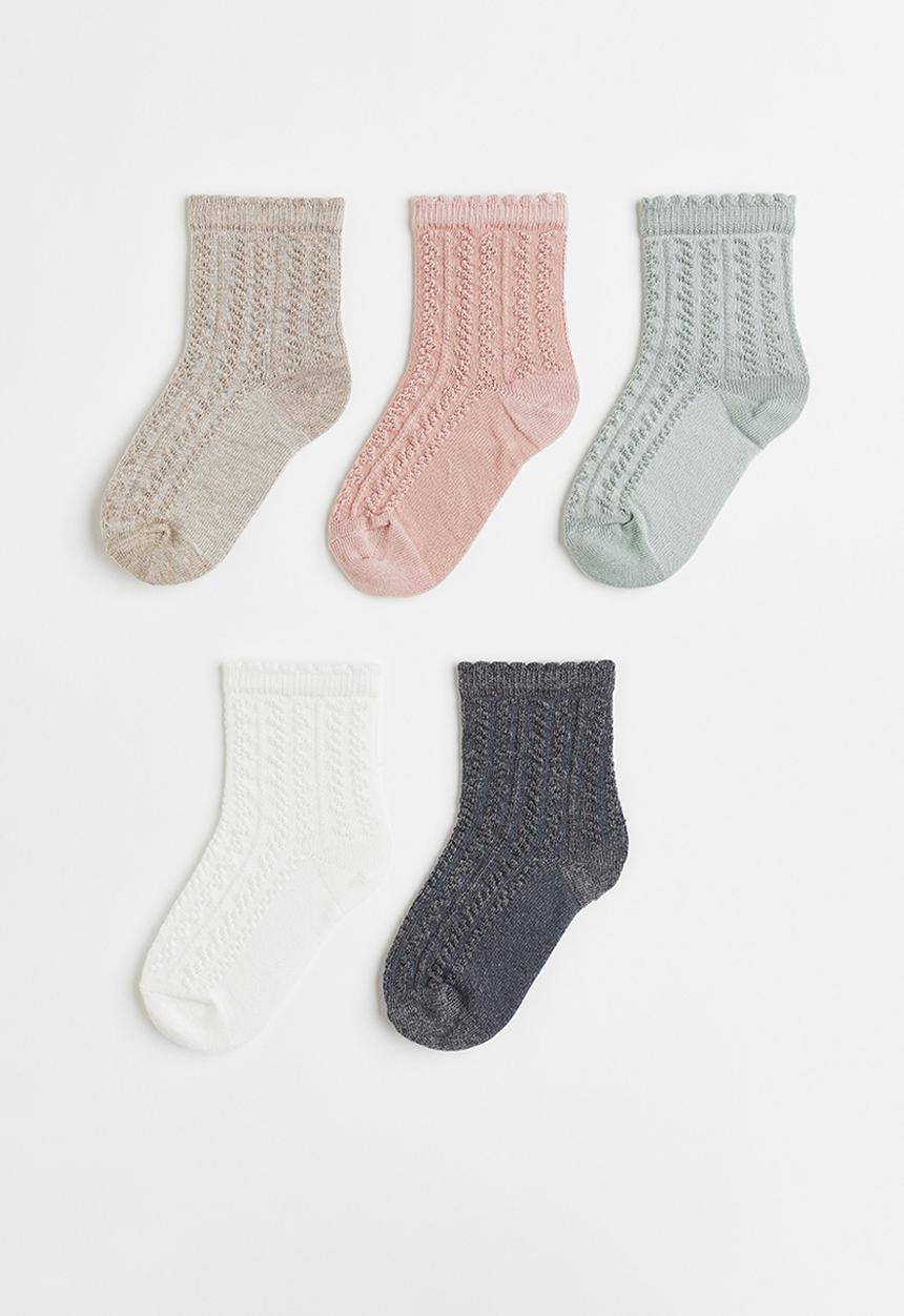 H&M - 5-Pack knitted socks - multi