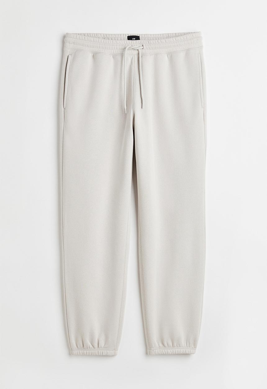 H&M - Relaxed fit sweatpants - light greige