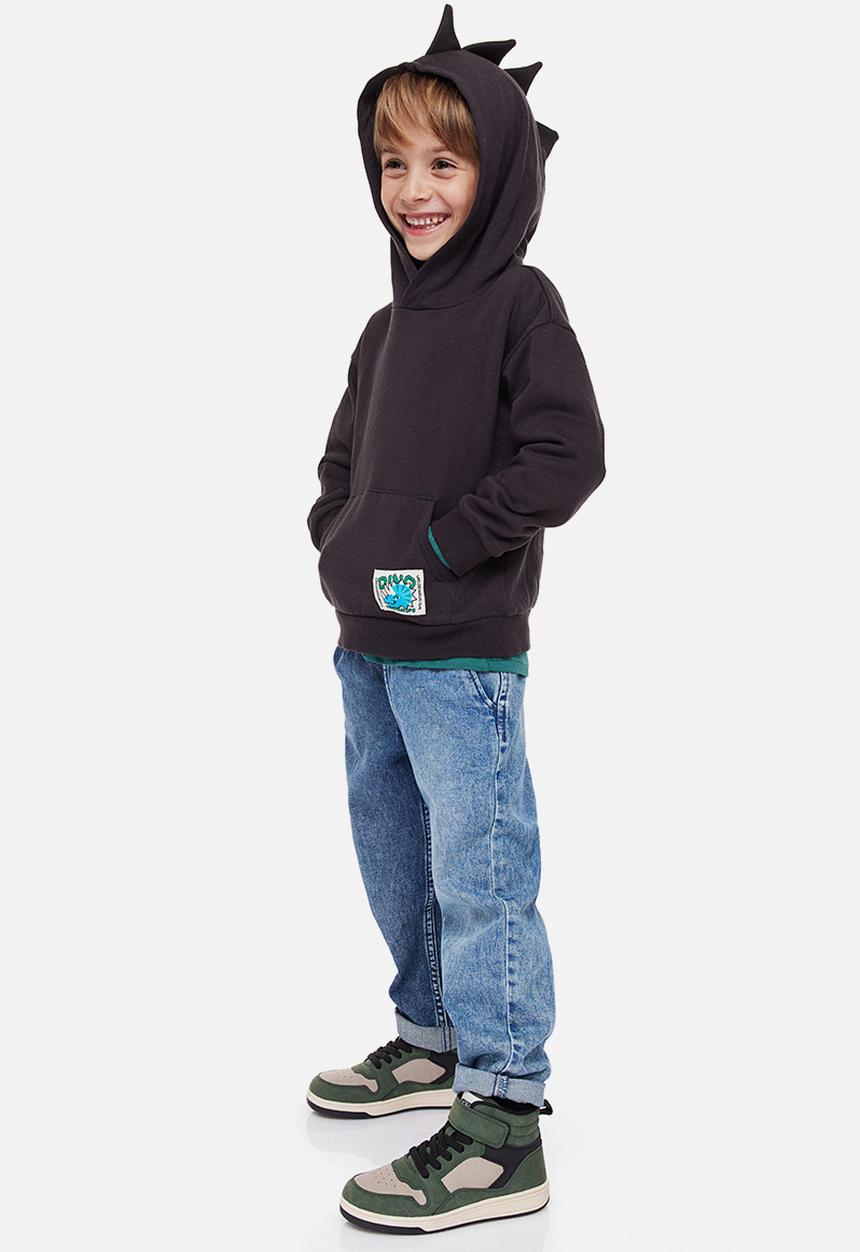 H&M - Hoodie - black/dino