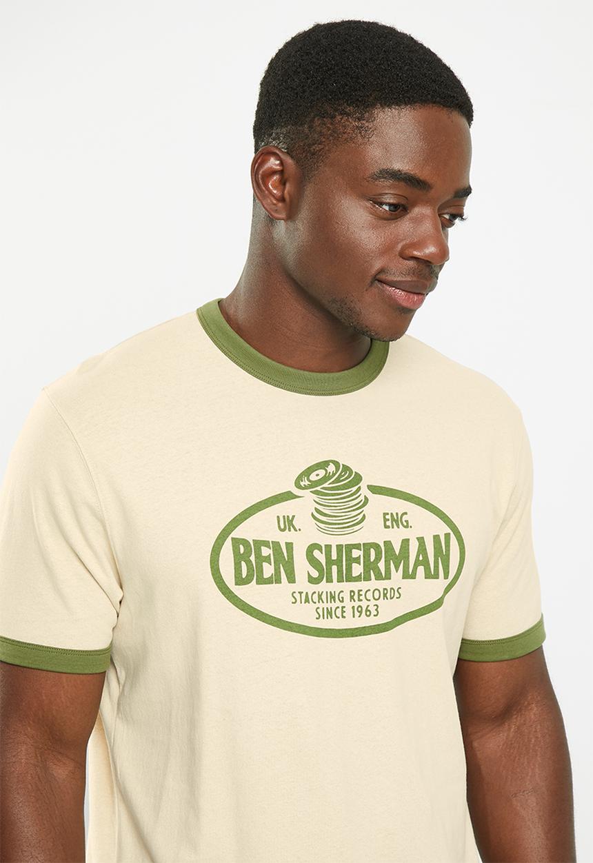 Ben Sherman - River brand driver tee - tofu