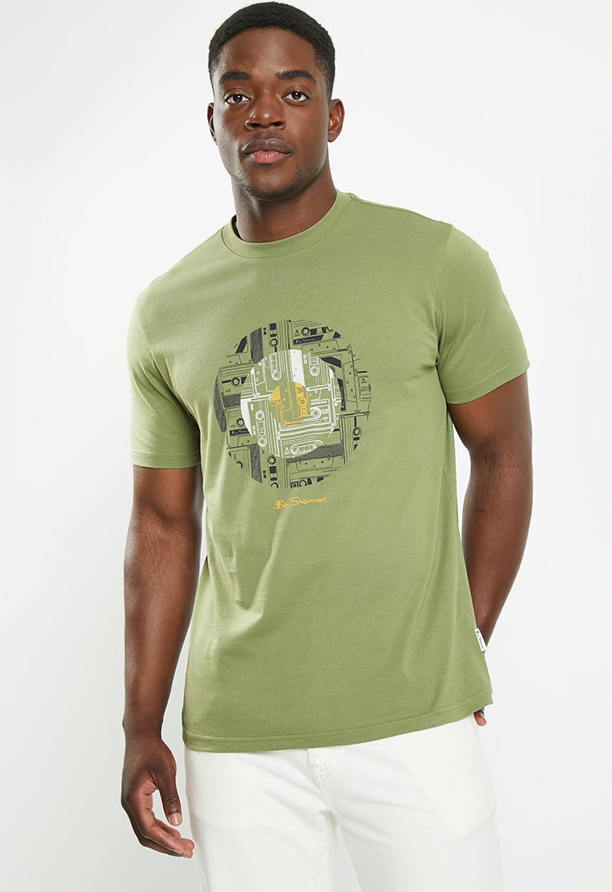 Ben Sherman - Retro tape tee-shirt - loden green