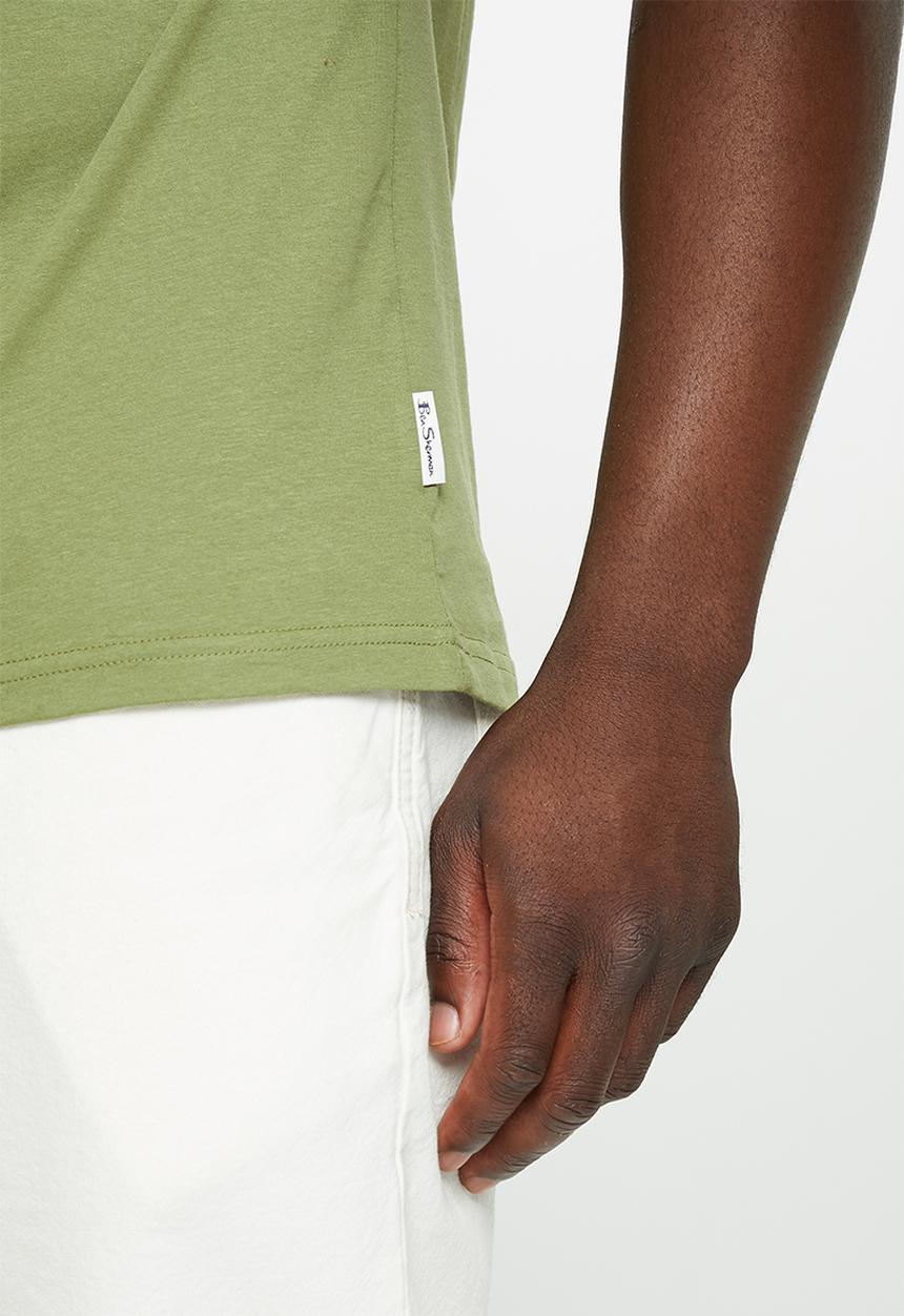 Ben Sherman - Retro tape tee-shirt - loden green