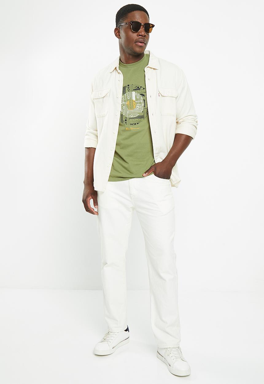 Ben Sherman - Retro tape tee-shirt - loden green