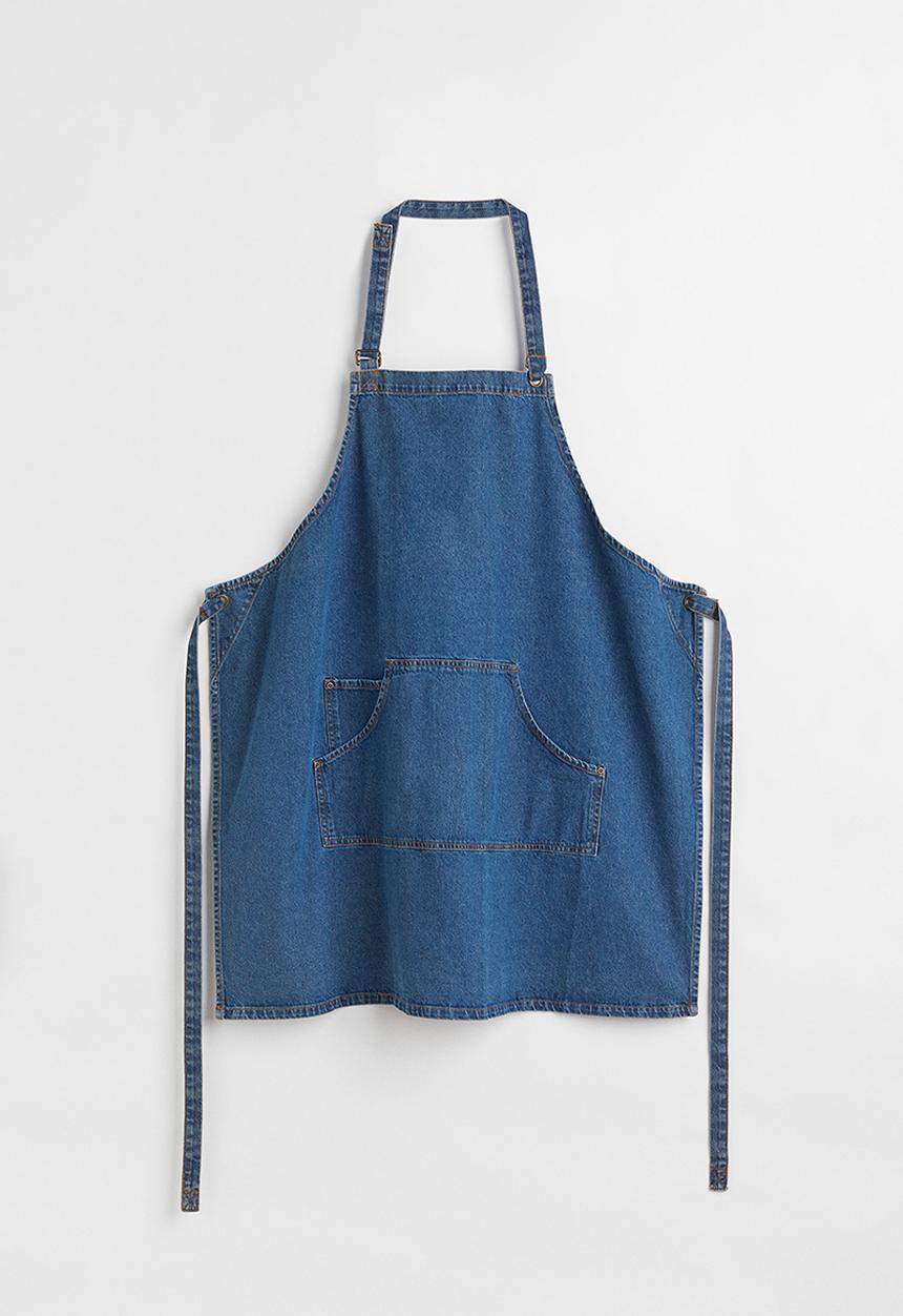 H&M - Denim apron - denim blue